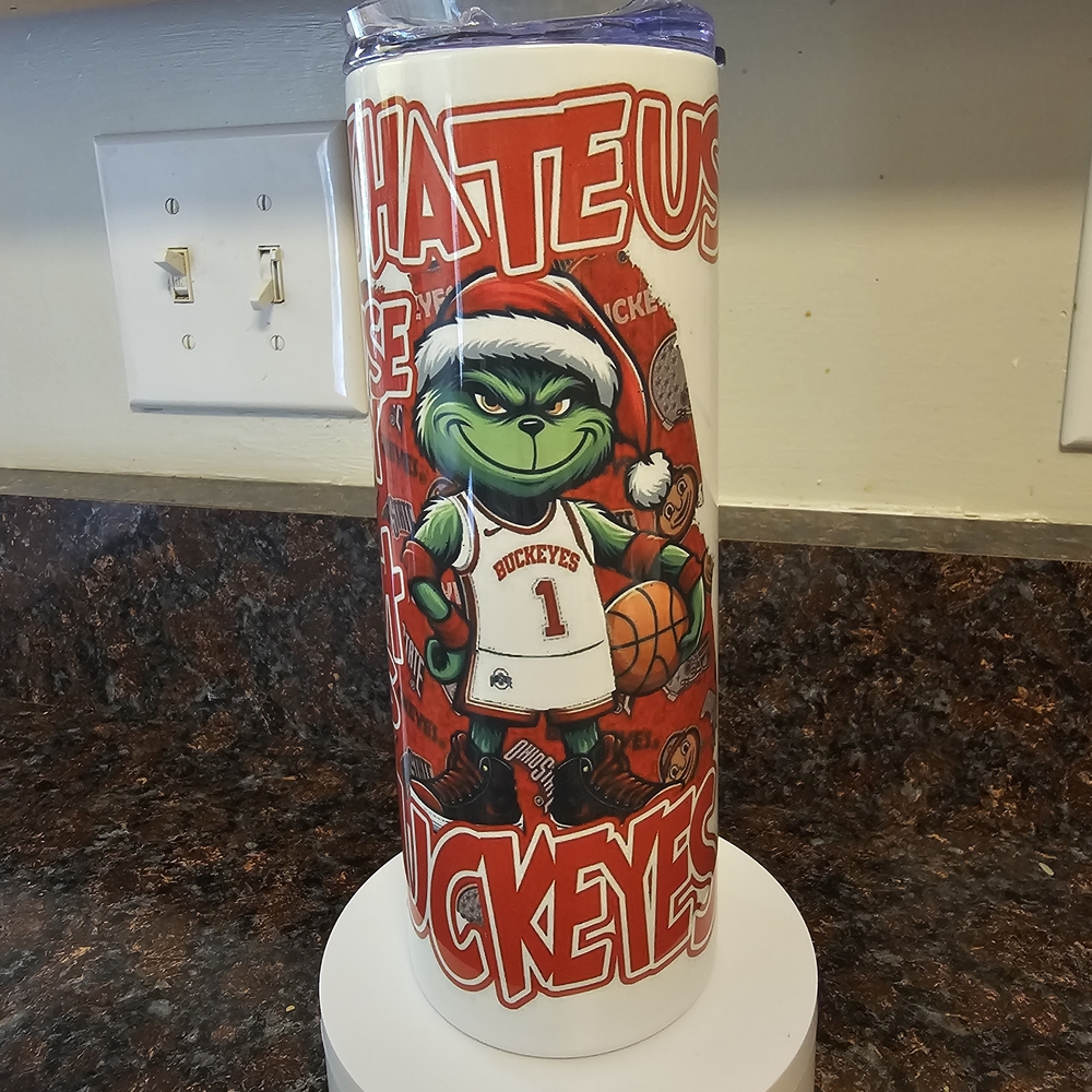 NEW! Ohio State Grinch Tumbler